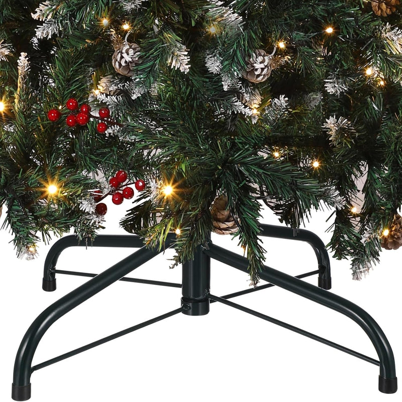 DOITOOL Christmas Tree Stand,Folding Tree Stands for Artificial Tree Folding Stand, Replacement Xmas Tree Stand Christmas Tree Base Fits 0.5-0.7 Inch Tree Pole