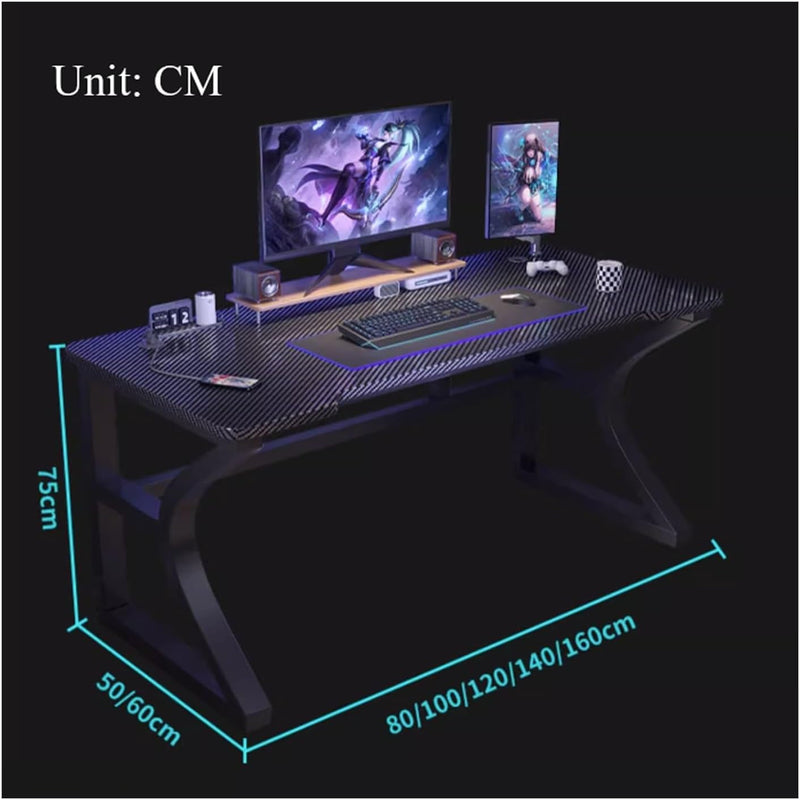 Computer Desk PC Desktop Table Home Desk Bedroom Student Writing Desk Office Desk Gaming Gaming Table for Home Office Study Room Workstation