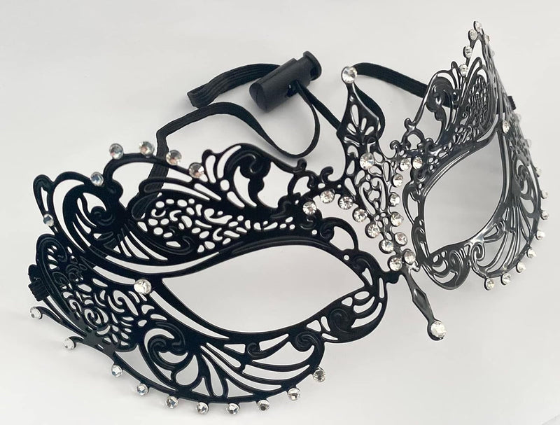 Couple Masquerade Mask Set Masquerade Mask for Women Black Costume Mask Cosplay Party Masquerade Ball