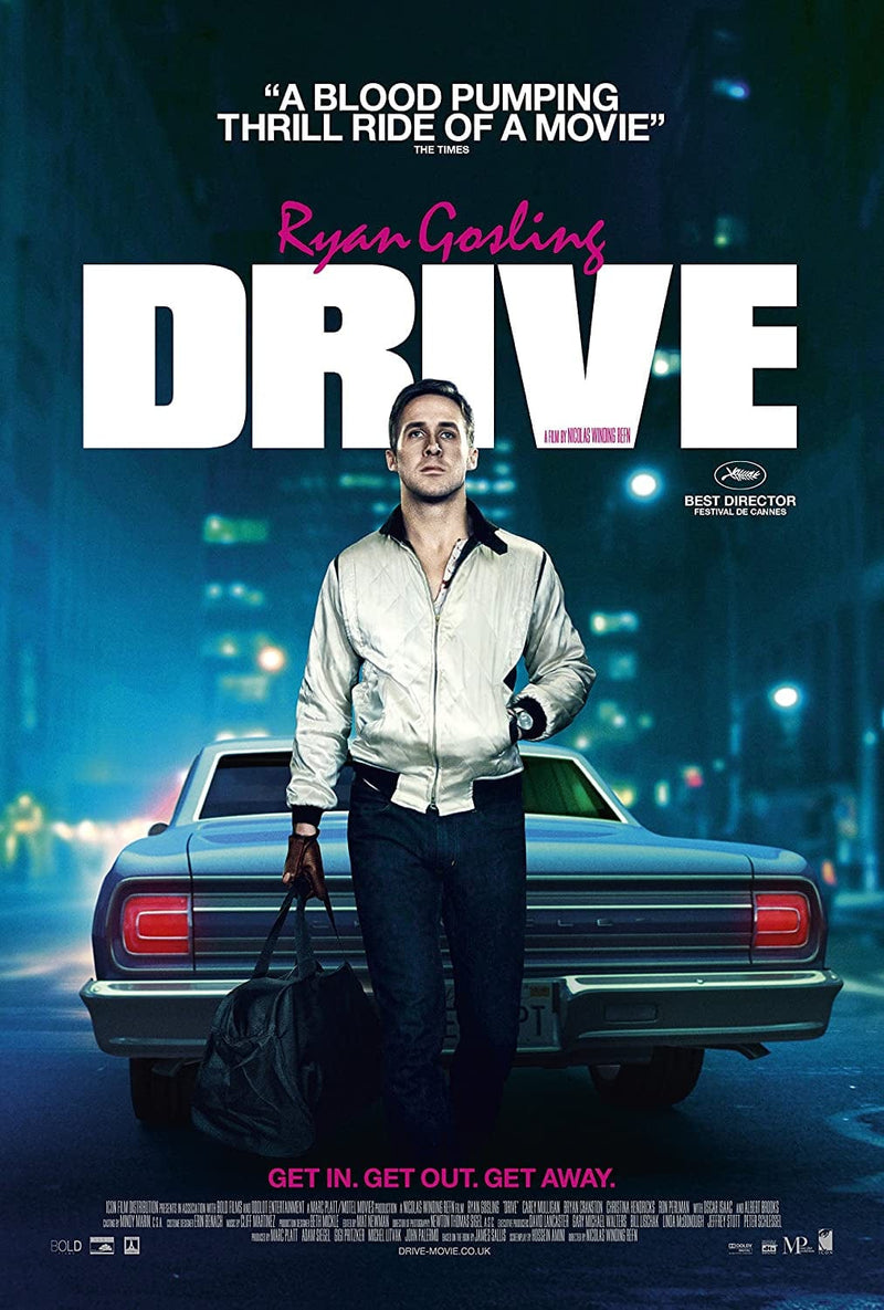 DRIVE (2011) Movie Poster 24X36 These Are Certified Prints with Sequential Holographic Numbering for Authenticity.