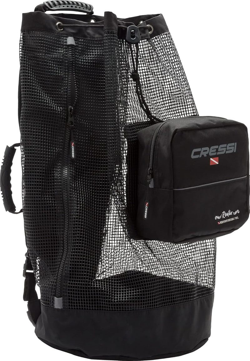 Cressi Heavy Duty Mesh Backpack 90 Liters Capacity for Scuba Diving, Water Sport Gear | Roatan: Designed in Italy