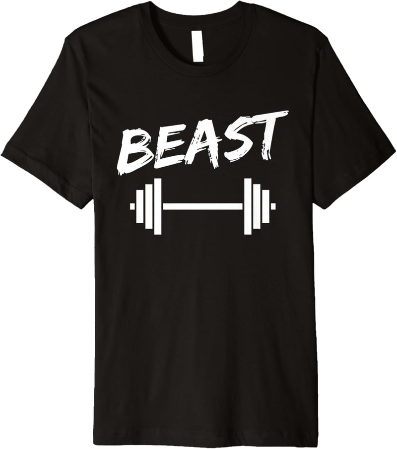 Beast Father Son Fitness Bodybuilding Matching Premium T-Shirt