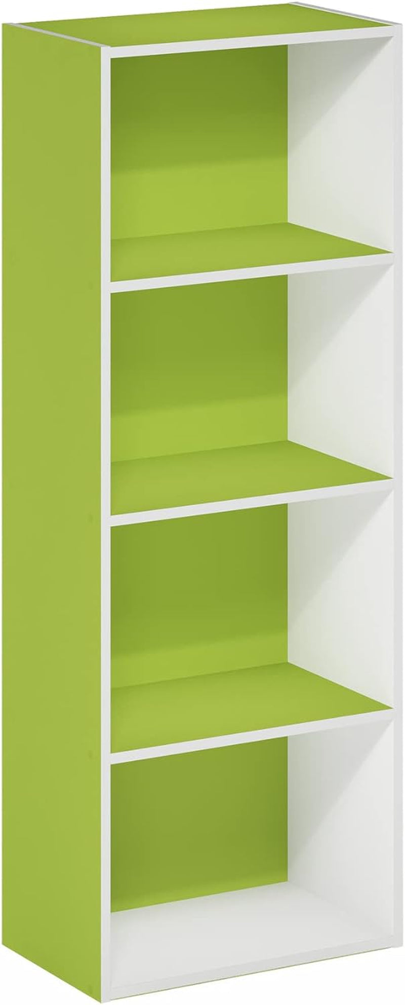 Furinno Luder 3-Tier Open Shelf Bookcase, White