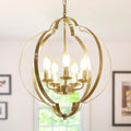 DLLT 3-Light Black Farmhouse Chandelier, Rustic Dining Room Light Fixtures over Table, Copper Adjustable Chandelier for Entryway, Living Room, Bedroom, 40W, E12 Base (Bulbs Not Included)