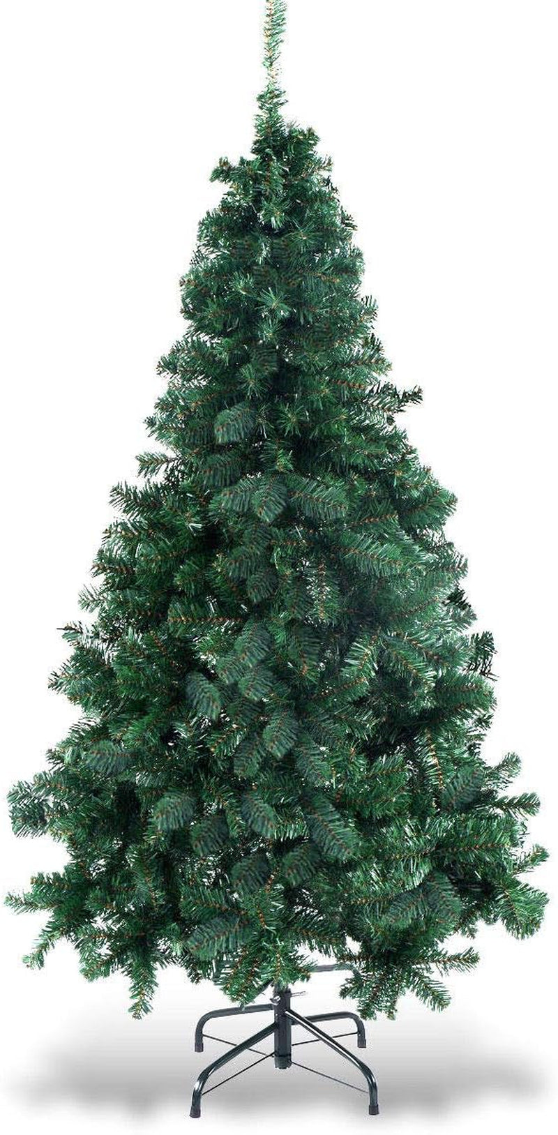 COSTWAY 8Ft Artificial PVC Christmas Tree W/Stand Holiday Season Indoor Outdoor Green