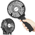 Easyacc Handheld Fan, 2023 4Th New 5000 Battery Operated Desk Fan [ 4 Speed 20 Hours Quiet Powerful Hand Fan ] Power Indicator/One Touch Power off Foldable Personal Fan for Travel Office Outdoor