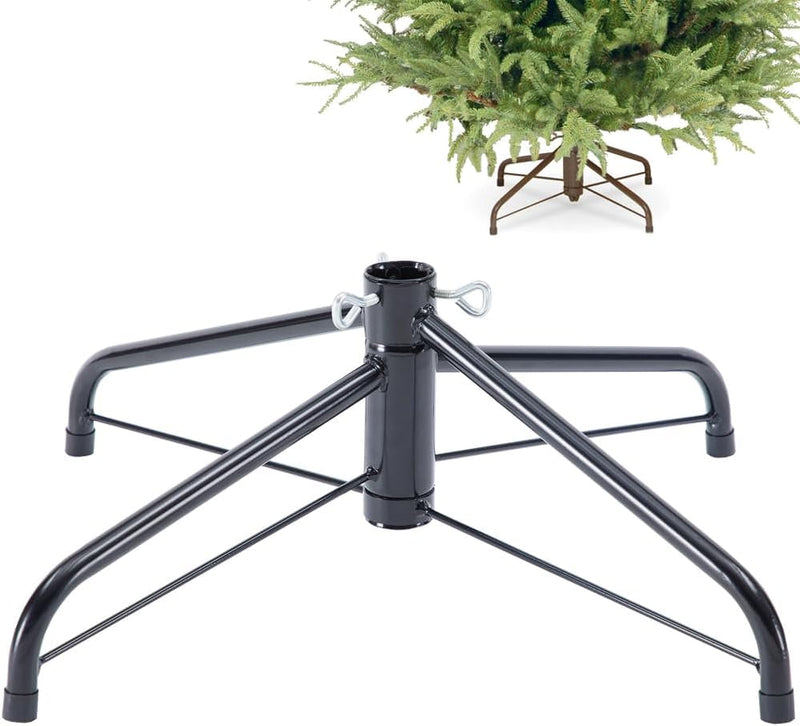 Christmas Tree Stand for 4 to 6 Foot Trees，Fits 0.75-1.25 Inch Pole