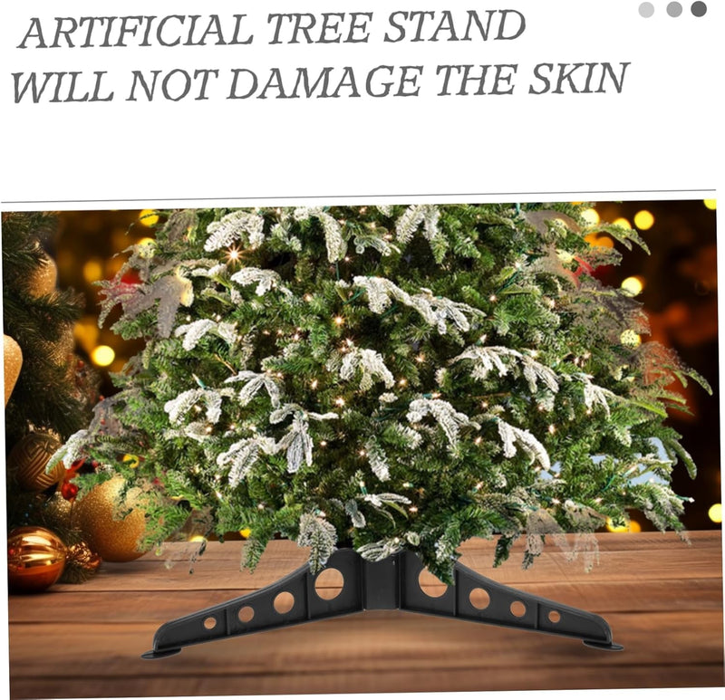 Didiseaon Plastic Christmas Tree Stand Folding Christmas Tree Base Artificial Xmas Tree Replacement Stand Base for Artificial Xmas Tree Christmas Tree Accessory Green