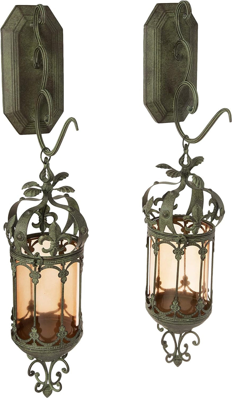 Design Toscano Crown Royale Hanging Pendant Lantern - Set of Two