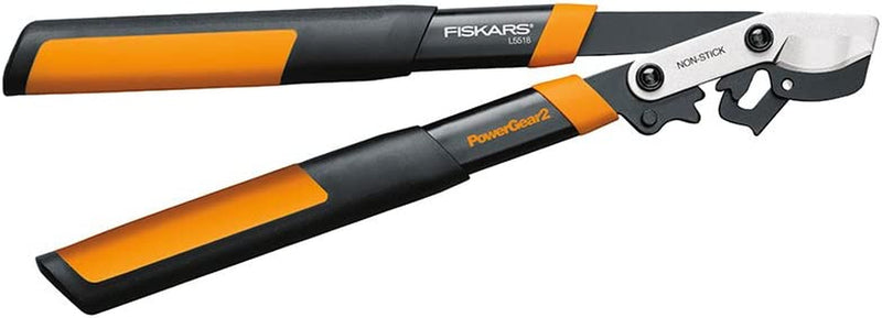 Fiskars 32" Loppers for Tree Trimming, Heavy Duty, Non-Stick Sharp Bypass Steel Blade, Branch Cutter up to 2-Inch Diameter Cut Capacity, Powergear2 Design with Compound Action for 3X Power