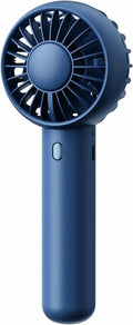 Gaiatop Mini Portable Fan, Navy Blue, Cute Design, Powerful Wind, Handheld and Desktop, Rechargeable Battery