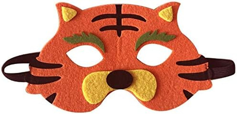 3 Piece Felt Masks Animal Halloween Masks Dress-Up Party Accessory Parent-Child Game