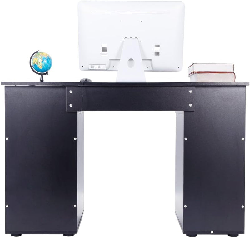 Computer Desk,Home Office Desk, Computer Workstation, Study Writing Desk with Storage Drawer and Pull-Out Keyboard Tray