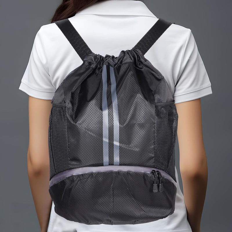 Drawstring Bag Soccer Backpack Football Bag Athletic Bag Sport Bag Swim Backpack for Equipment Gym Bag Men Women Soccer Bag