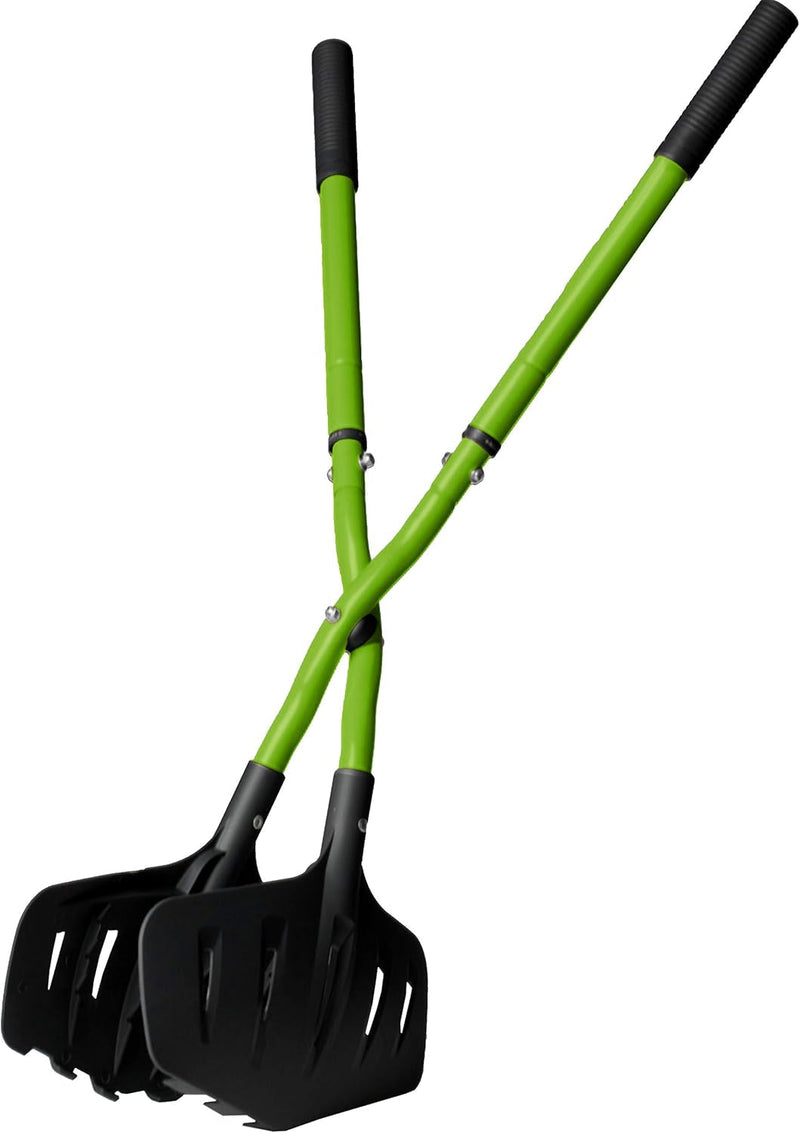 Earthwise 50002 Gator Grabber Telescoping Leaf Clean-Up Tool, Green/Black