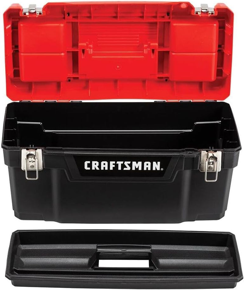 CRAFTSMAN Tool Box, Tool Storage, Lockable, Black, 16 Inch (CMST16005)