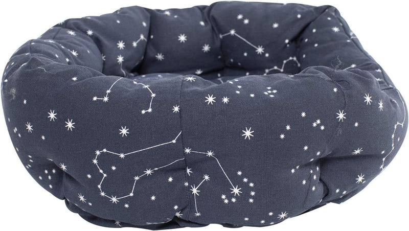 FRINGE STUDIO Pet Bed, Celestial round Cuddler, 29 X 24 X 9 Inches (215004)