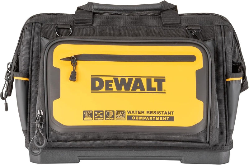 DEWALT Tool Bag, Water Resistant, Hard Bottom, 20-Inch, Professional Tool Tote with Organization (DWST560104)