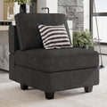 Belffin Fabric Modular Sectional Sofa Armrest Backrest Module Couch Side Sectional Part Armrest/Backrest Grey