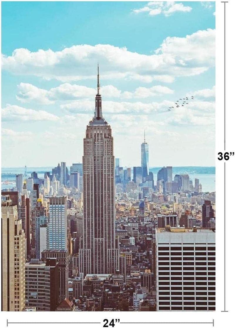 Empire State Building Midtown Manhattan New York City NYC Art Deco Skyscraper Photo Cool Wall Decor Art Print Poster 24X36 Home & Garden > Decor > Artwork > Posters, Prints, & Visual Artwork Poster Foundry   