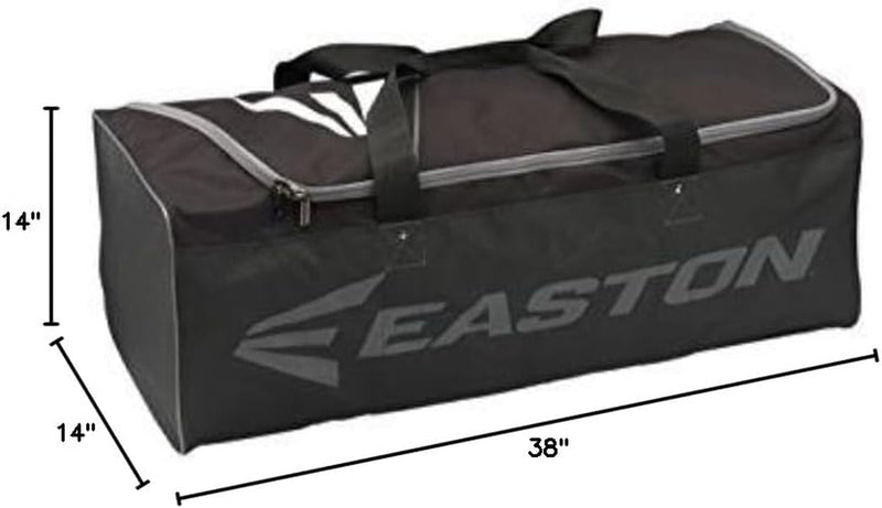 Easton | E100G TEAM EQUIPMENT DUFFLE BAG | Baseball & Fastpitch Softball | Black