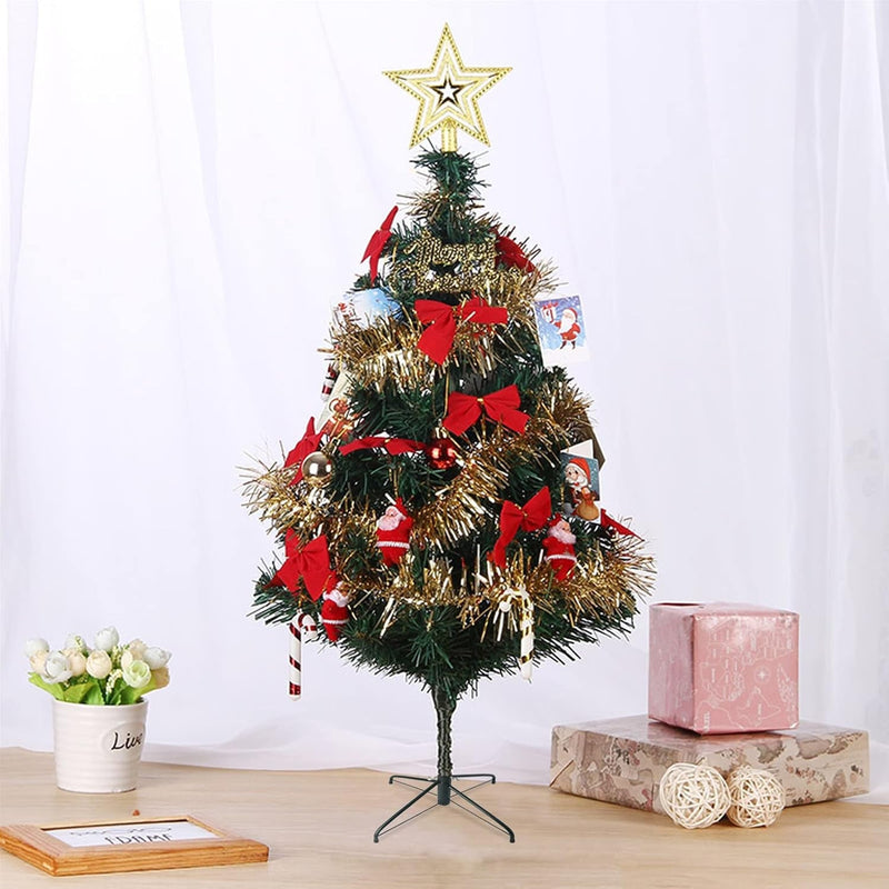 EZYDECOR 20.5 Inch Green Iron Christmas Tree Stand for Artificial Trees, 52Cm Length