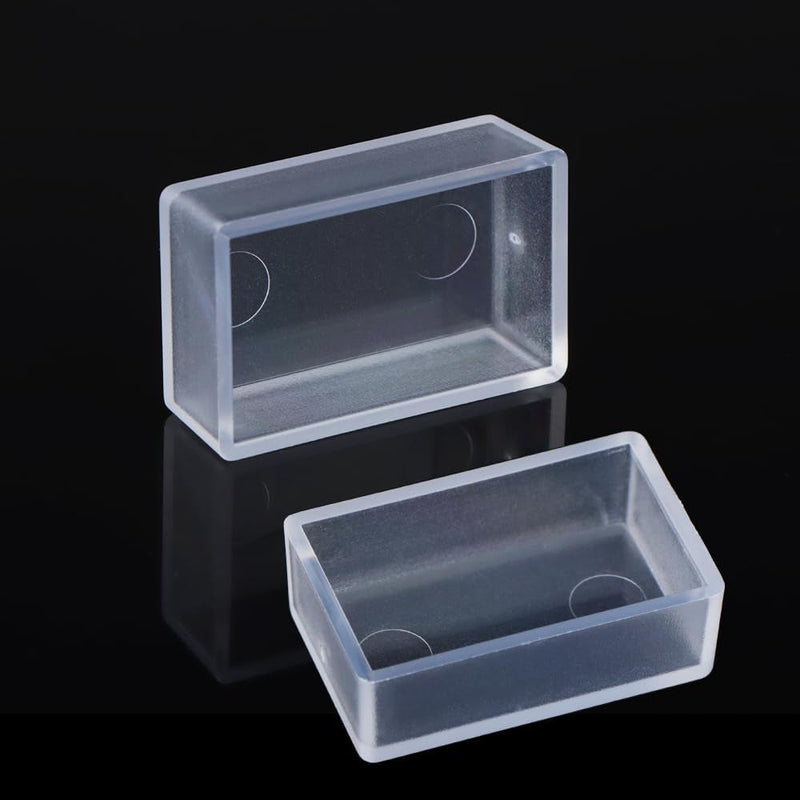 25 Pcs Tarantula Micro Water Bowl, Mini Plastic Dish Tiny Reptile Bowl for Spider Tarantula Millipede Insect (Transparent)