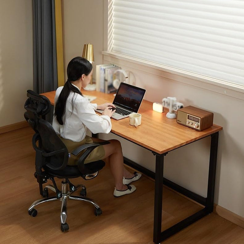 Computer Desk Side Table Computer Table Desktop Home Study Solid Wood Table Desk Light Luxury Office Desk Bedroom Study Table Writing Table Gaming Desk Large Desk(180 * 80 * 75Cm)