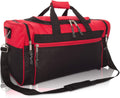 DALIX 21" Blank Sports Duffle Bag Gym Bag Travel Duffel with Adjustable Strap in Pink