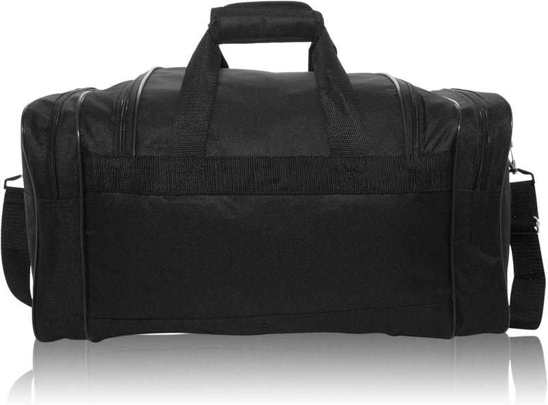 DALIX 17" Blank Duffle Bag Duffel Bag Travel Size Sports Durable Gym Bag