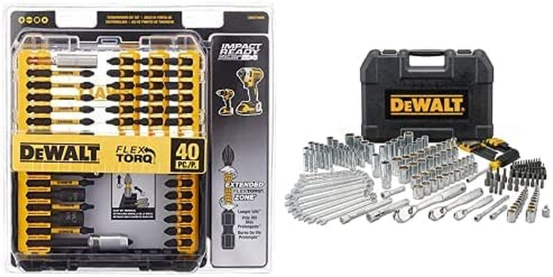 DEWALT Mechanics Tool Set, 1/4" & 3/8" & 1/2" Drive, Sae/Metric, 205-Piece (DWMT81534)