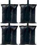 ABCCANOPY Canopy Weights 112 LBS Gazebo Tent Sand Bags,4Pcs-Pack (Black)