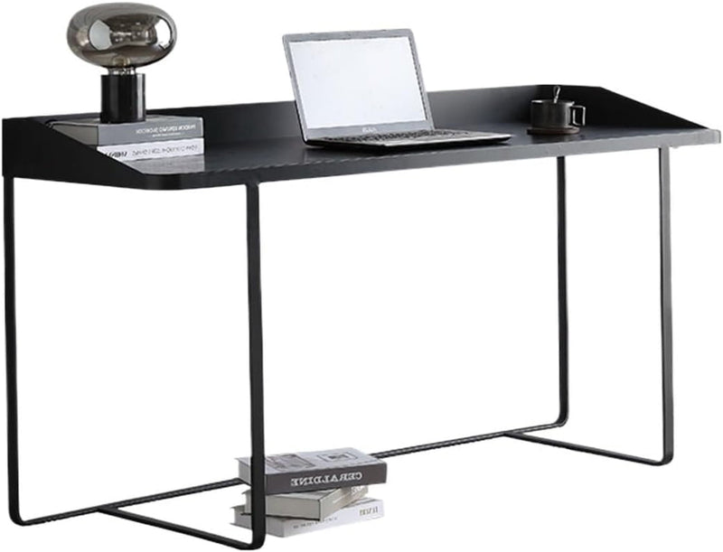 Computer Desk Side Table 120/140/160 Cm Simple Office Desk Home Computer Table Thickened Iron Frame Writing Desk Study Table Study Workstation Gaming Desk Large Desk(Size:1.4 Meters)