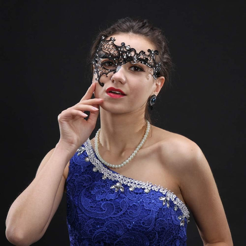 Exlinonline Lace Masquerade Mask Elastic,Fit for Adult,Soft Gentle Material,Specially for Costume,Thememed Party