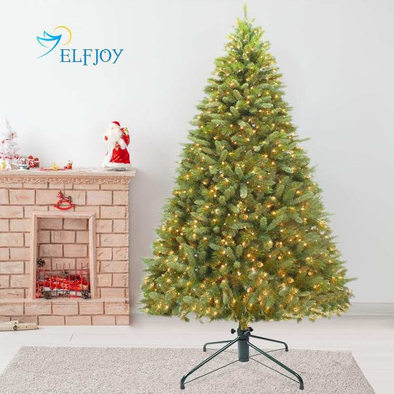 Elfjoy Christmas Tree Stand 19.7 Inches Iron Metal Bracket Rubber Pad with Thumb Screw (50Cm)