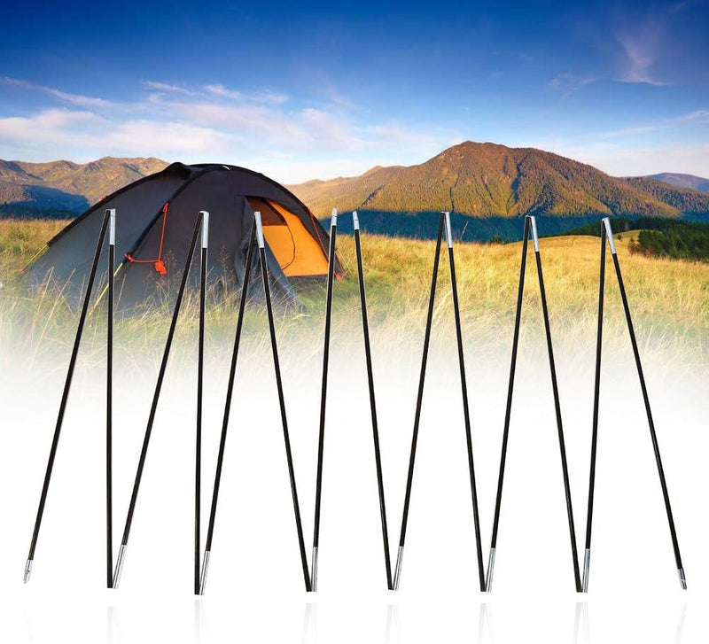 Banapo Tent Accessory Portable Foldable Tent Pole Replacement, Double Tent Pole, for Camping Backpacking Traveling Hiking