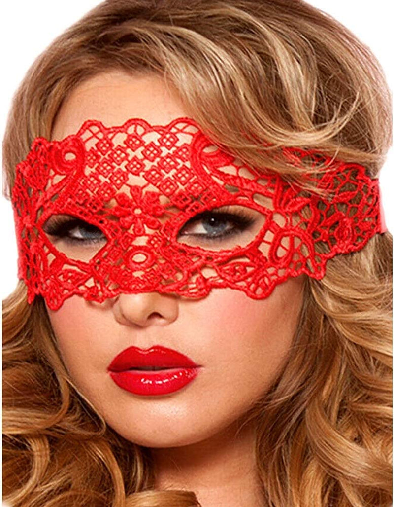 Exlinonline Lace Masquerade Mask Elastic,Fit for Adult,Soft Gentle Material,Specially for Costume,Thememed Party