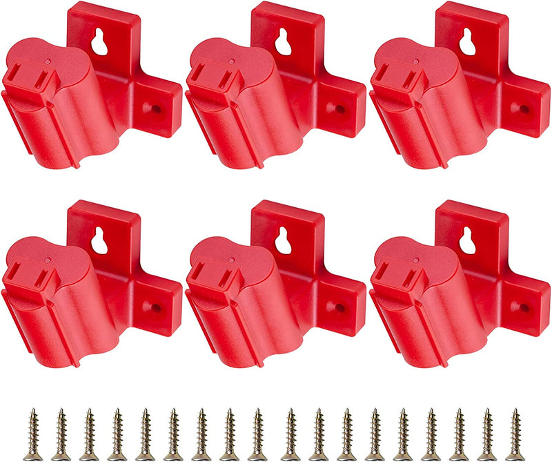 6 Packs Tool Holder Mount for Milwaukee M12 12V Drill Tool Hanger Power Tool Storage