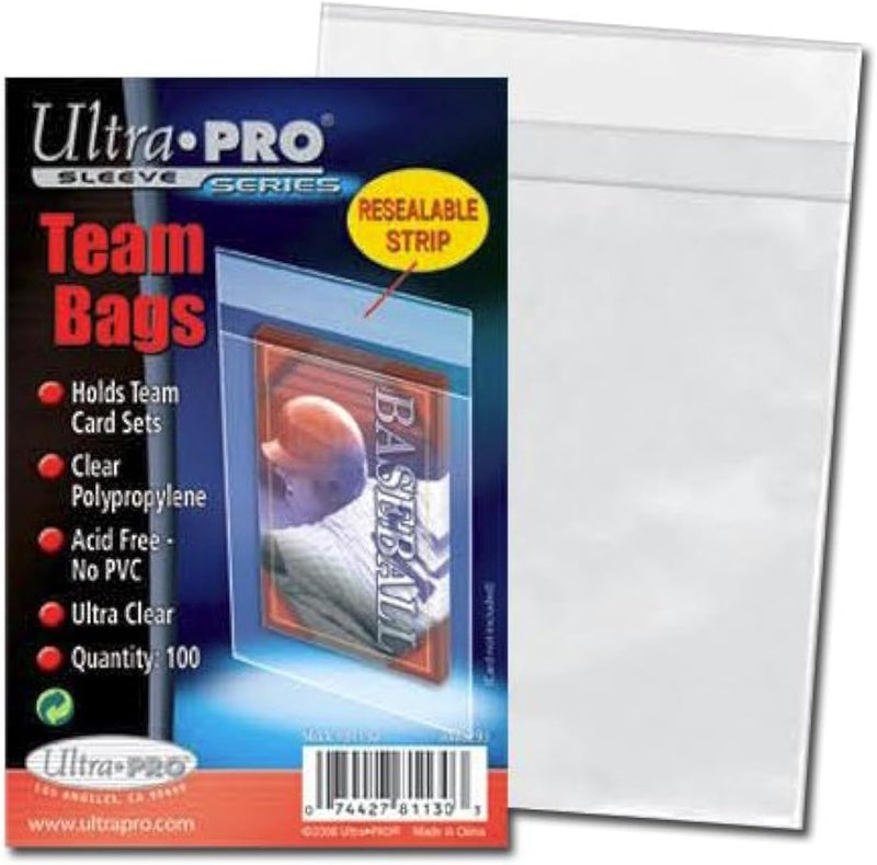 400 Ultra Pro Standard Team Bags 4 Packs of 100 New Team Set Lot Value Pack