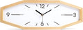 Daguys Horloge murale rétro en bois, 45,7 cm, carrée, rectangulaire, fonctionne à piles, silencieuse, sans tic-tac, pour cuisine, salon, bureau, maison, chambre à coucher (marron)