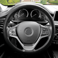FH Group FH3001BLACK Black Steering Wheel Cover (Silicone Snake Pattern Massaging grip in Color-Fit Most Car Truck Suv or Van) Vehicles & Parts > Vehicle Parts & Accessories > Vehicle Maintenance, Care & Decor > Vehicle Decor > Vehicle Steering Wheel Covers FH Group BLACK  