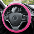 FH Group FH3001BLACK Black Steering Wheel Cover (Silicone Snake Pattern Massaging grip in Color-Fit Most Car Truck Suv or Van) Vehicles & Parts > Vehicle Parts & Accessories > Vehicle Maintenance, Care & Decor > Vehicle Decor > Vehicle Steering Wheel Covers FH Group BABYPINK  