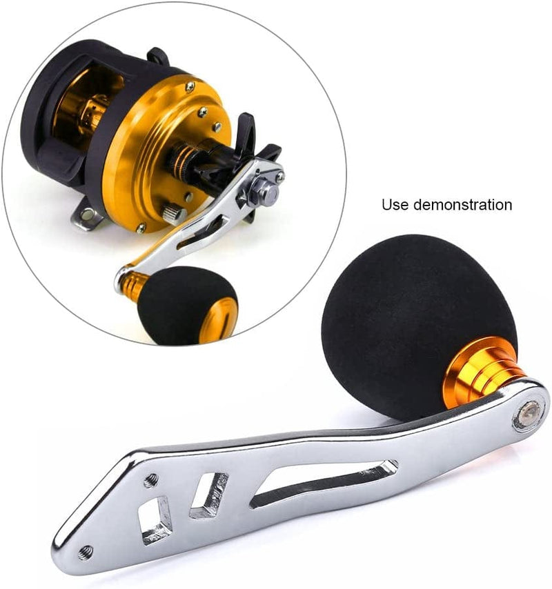 Fishing Reel Power Handle Knob Reel Replacement Parts, Aluminum Alloy Fishing Reel Rocker Knobs Fishing Reel Handle for Baitcasting Spinning Tackle Tools Sporting Goods > Outdoor Recreation > Fishing > Fishing Rods Tbest   