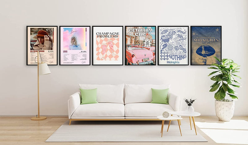FLOWRA Taylor Music Poster Swift for Walls Music Posters for Room Decor Aesthetic 12 Pcs Vintage Poster Album Cover Gifts for Girls Preppy Room Decor Aesthetic Collage UNFRAMED (Taylor, 8X10) Home & Garden > Decor > Artwork > Posters, Prints, & Visual Artwork FLOWRA   