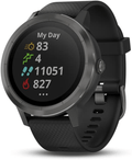 Garmin vívoactive 3, GPS Smartwatch Contactless Payments Built-In Sports Apps, Black/Slate Apparel & Accessories > Jewelry > Watches Garmin Black with Slate Standard Single