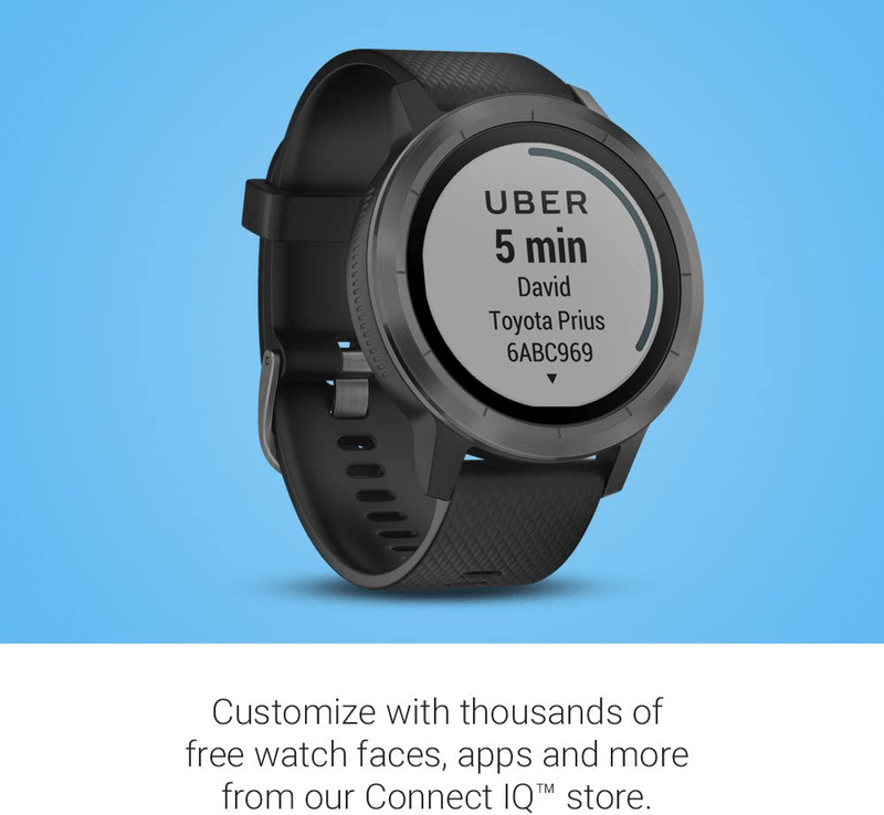 Garmin vívoactive 3, GPS Smartwatch Contactless Payments Built-In Sports Apps, Black/Slate