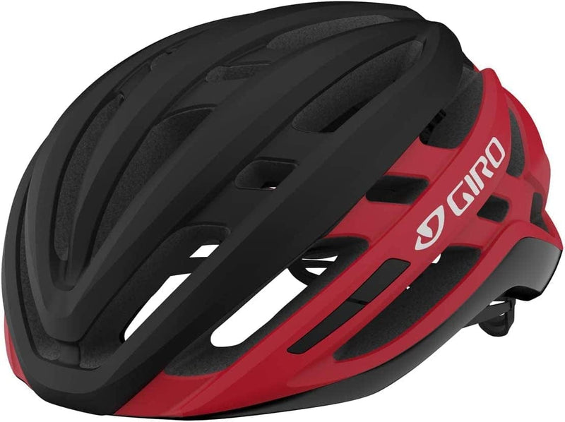 Giro Agilis MIPS Men'S Road Cycling Helmet Sporting Goods > Outdoor Recreation > Cycling > Cycling Apparel & Accessories > Bicycle Helmets Giro Matte Black/Bright Red Small (51-55 cm) 