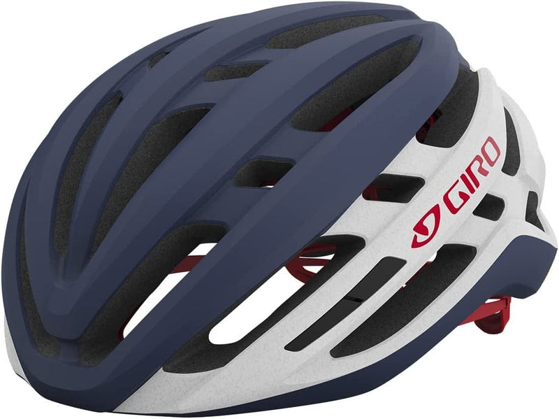 Giro Agilis MIPS Men'S Road Cycling Helmet Sporting Goods > Outdoor Recreation > Cycling > Cycling Apparel & Accessories > Bicycle Helmets Giro Matte Midnight/White/Bright Red Large (59-63 cm) 
