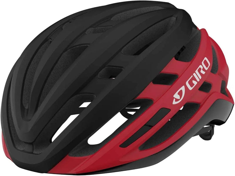 Giro Agilis MIPS Men'S Road Cycling Helmet Sporting Goods > Outdoor Recreation > Cycling > Cycling Apparel & Accessories > Bicycle Helmets Giro Matte Black/Bright Red Large (59-63 cm) 
