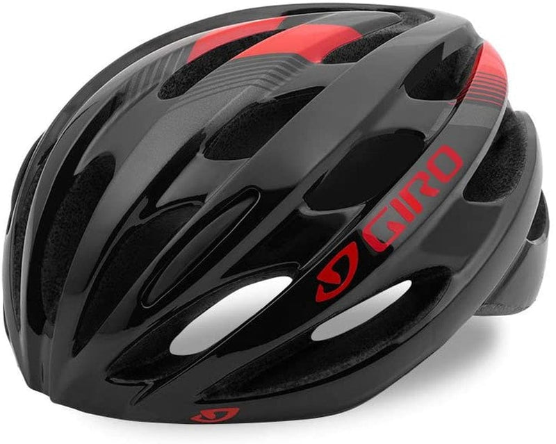 Giro Trinity Adult Recreational Cycling Helmet Sporting Goods > Outdoor Recreation > Cycling > Cycling Apparel & Accessories > Bicycle Helmets Giro Black/Bright Red Universal Adult (54-61 cm) 